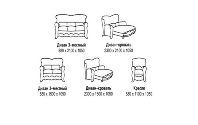 Малый диван Барокко 2, ДМ2 в Заводоуковске - изображение 4