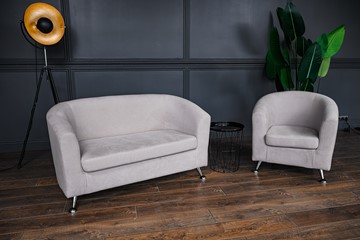 Комплект мебели Брамс  цвет бежевый диван 2Д + кресло в Тюмени - предосмотр 1