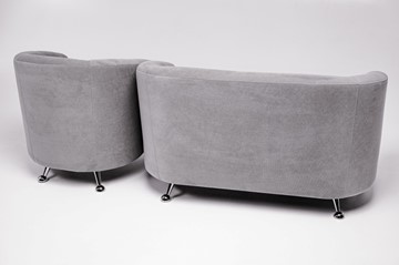 Комплект мебели Брамс  цвет серый диван 2Д + кресло в Тюмени - предосмотр 4