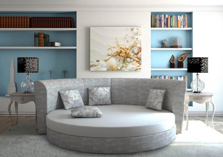 Круглый диван-кровать Смайл в Заводоуковске - изображение 5