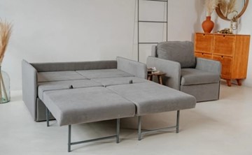 Набор мебели Амира серый диван + кресло в Заводоуковске - предосмотр 3