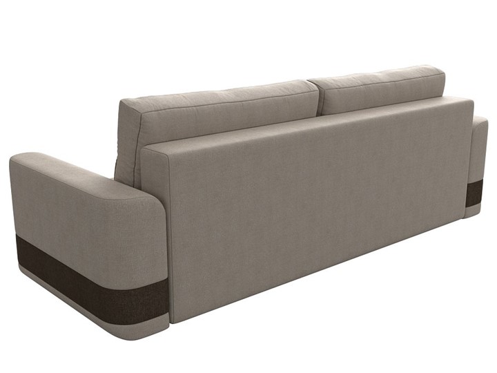 Прямой диван Честер, Бежевый/коричневый (рогожка) в Заводоуковске - изображение 5