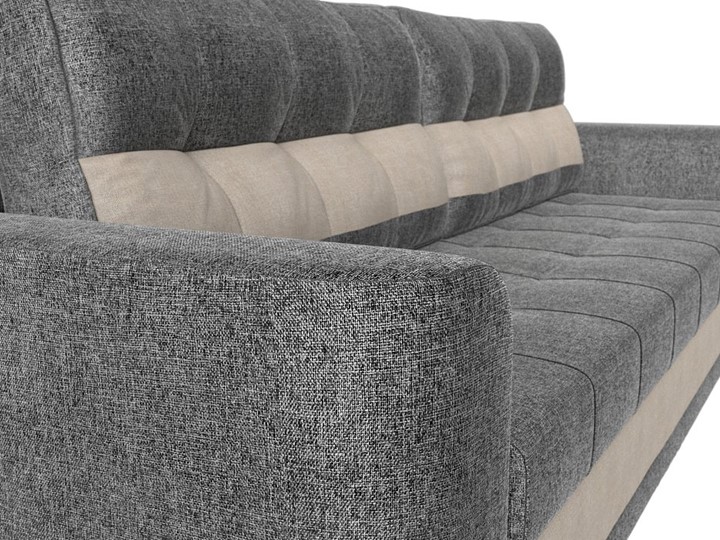 Прямой диван Честер, Серый/бежевый (рогожка) в Заводоуковске - изображение 3