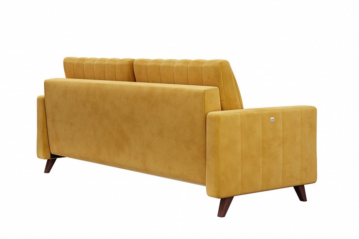 Прямой диван Марк 3т СК, Ультра мустард в Тюмени - изображение 4