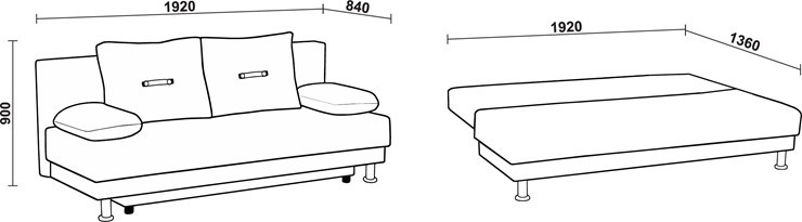 Большой диван Нео 3 Н в Заводоуковске - изображение 6