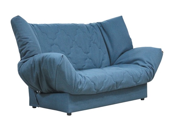 Прямой диван Ивона, темпо7синий в Заводоуковске - изображение