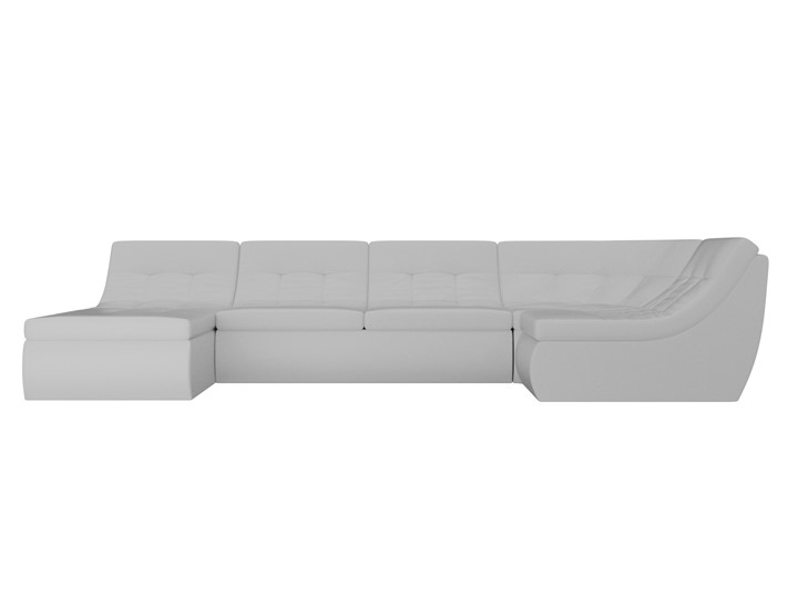 Модульный П-образный диван Холидей, Белый (экокожа) в Тюмени - изображение 3