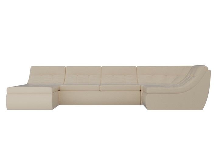 Модульный П-образный диван Холидей, Бежевый (экокожа) в Заводоуковске - изображение 3