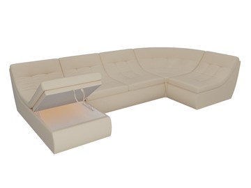 Модульный П-образный диван Холидей, Бежевый (экокожа) в Тюмени - предосмотр 6