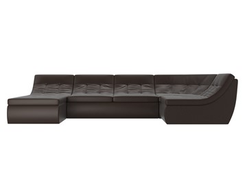 Модульный раскладной диван Холидей, Коричневый (экокожа) в Тюмени - предосмотр 3