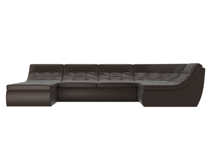 Модульный раскладной диван Холидей, Коричневый (экокожа) в Заводоуковске - изображение 3