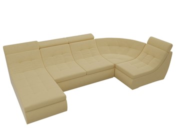 Большой модульный диван Холидей люкс, Желтый (микровельвет) в Тюмени - предосмотр 5