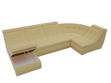 Большой модульный диван Холидей люкс, Желтый (микровельвет) в Тюмени - предосмотр 7