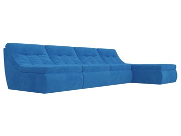 Модульный угловой диван Холидей, Голубой (велюр) в Заводоуковске - предосмотр 4