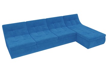 Модульный угловой диван Холидей, Голубой (велюр) в Заводоуковске - предосмотр 5