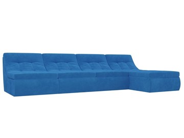 Модульный угловой диван Холидей, Голубой (велюр) в Тюмени