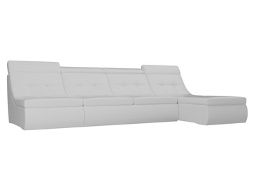 Большой модульный диван Холидей люкс, Белый (экокожа) в Тюмени - предосмотр