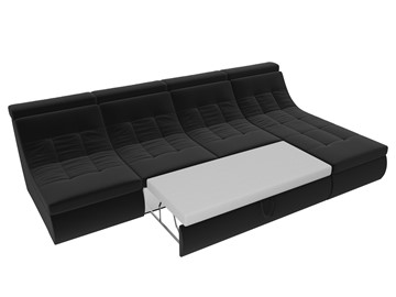 Модульный раскладной диван Холидей люкс, Черный (микровельвет) в Тюмени - предосмотр 8