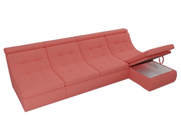 Модульный угловой диван Холидей люкс, Коралловый (микровельвет) в Тюмени - предосмотр 7