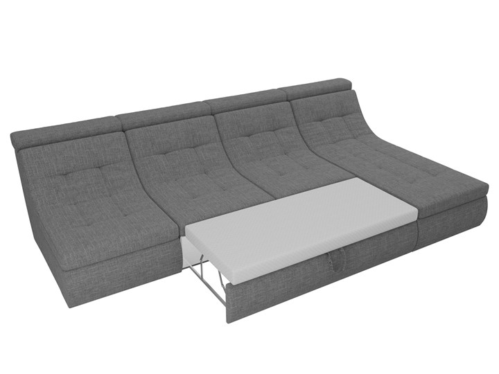 Модульный раскладной диван Холидей люкс, Серый (рогожка) в Заводоуковске - изображение 8