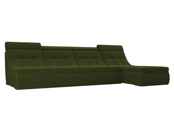 Модульный раскладной диван Холидей люкс, Зеленый (микровельвет) в Тюмени
