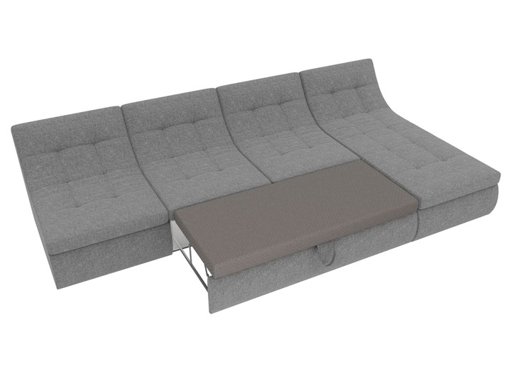 Модульный угловой диван Холидей, Серый (рогожка) в Заводоуковске - изображение 6