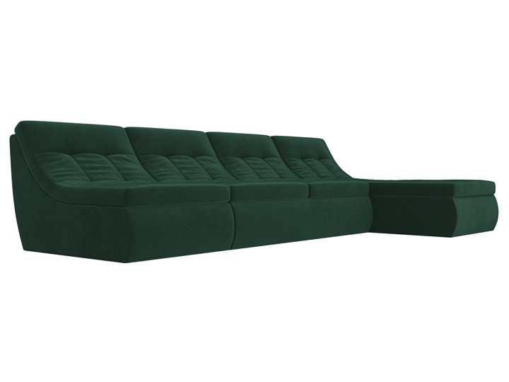 Большой модульный диван Холидей, Зеленый (велюр) в Заводоуковске - изображение 4