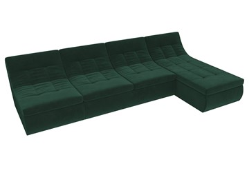 Большой модульный диван Холидей, Зеленый (велюр) в Тюмени - предосмотр 5