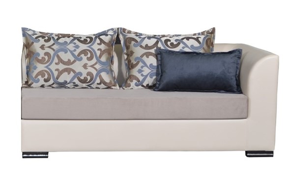 Секция с раскладкой Доминго, 2 большие подушки, 1 средняя (угол справа) в Тюмени - изображение