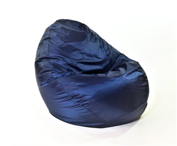 Кресло-мешок Макси, оксфорд, 150х100, черно-синее в Тюмени