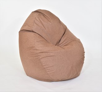 Кресло-мешок Макси, рогожка, 150х100, коричневый в Тюмени