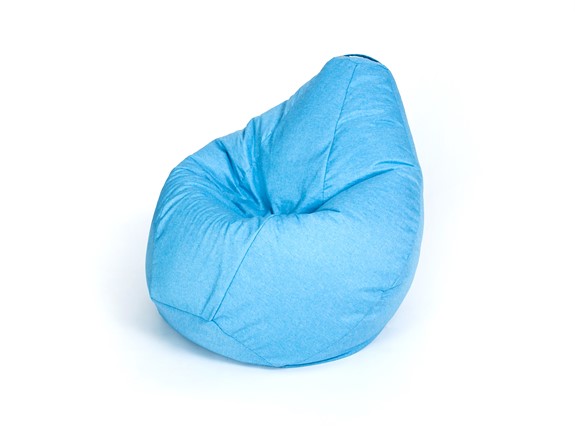 Кресло-мешок Хоум большое, голубое в Тюмени - изображение