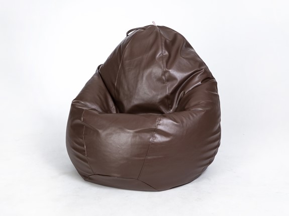 Кресло-мешок Люкс, коричневый в Тюмени - изображение