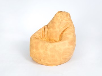 Кресло-мешок Груша малое, жаккард, песок в Ишиме