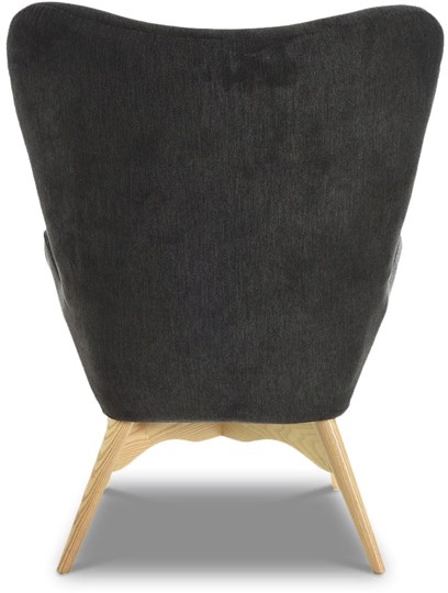 Кресло 917  графит, HE492-10 /ноги ясень-01 в Тюмени - изображение 3