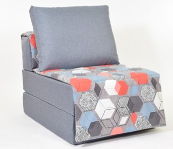 Бескаркасное кресло Харви, серый - геометрия в Тобольске
