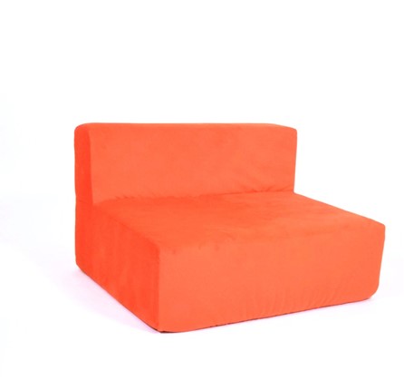 Кресло бескаркасное Тетрис 100х80х60, оранжевое в Заводоуковске - изображение