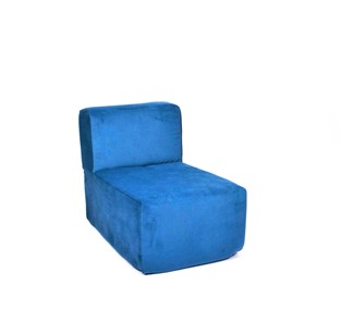 Кресло бескаркасное Тетрис 50х80х60, синий в Ишиме