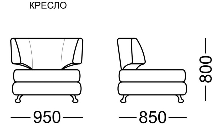 Кресло для отдыха Бруно Элита 50 Б в Заводоуковске - изображение 3