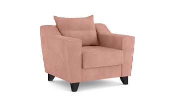 Кресло для отдыха Элиот, велюр аватар розовый 305 в Тюмени - предосмотр