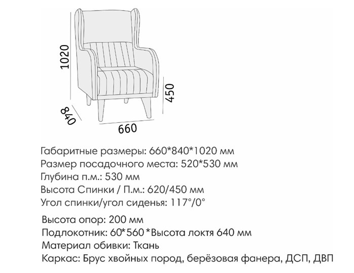 Кресло для отдыха Градара в Заводоуковске - изображение 6