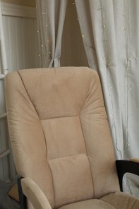 Кресло-качалка Леон маятниковая, ткань AMIGo песок 29-Т-П в Тюмени - предосмотр 7