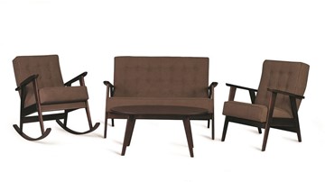 Кресло-качалка Ретро (темный тон / 05 - коричневый) в Заводоуковске - предосмотр 2