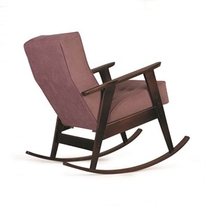 Кресло-качалка Ретро (темный тон / 08 - розовый) в Заводоуковске - предосмотр 1