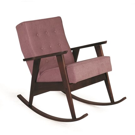 Кресло-качалка Ретро (темный тон / 08 - розовый) в Заводоуковске - изображение