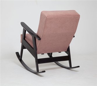 Кресло-качалка Ретро (венге / RS 12 - розовый) в Заводоуковске - предосмотр 1