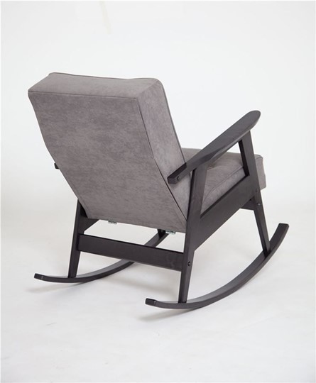 Кресло-качалка Ретро (венге / RS 15 - темно-серый) в Заводоуковске - изображение 1