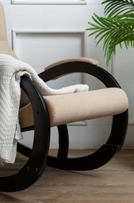 Кресло-качалка Корсика, ткань Amigo Beige 34-Т-AB в Ишиме - предосмотр 6