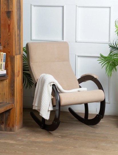 Кресло-качалка Корсика, ткань Amigo Beige 34-Т-AB в Заводоуковске - изображение 7