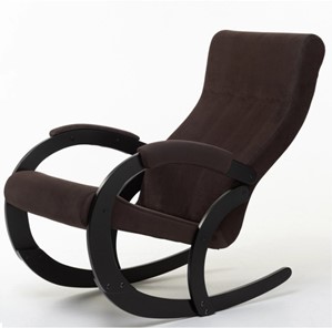 Кресло-качалка Корсика, ткань Amigo Coffee 34-Т-AC в Заводоуковске - предосмотр